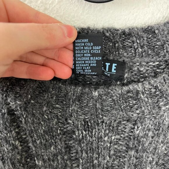 y2k striped indie skate grunge chunky wool knit sweater - Picture 8 of 8